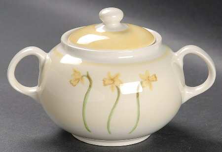 Simplicity Yellow Sugar Bowl & Lid