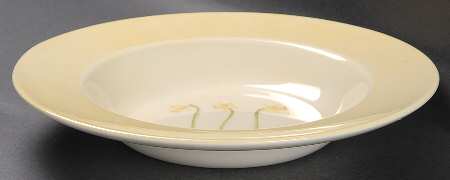 Simplicity Yellow Large Rim Soup Bowl