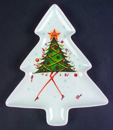 Festive Collection Small Tree Shaped Dish