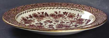 Hawthornden (Brown&Red Flowers) Rim Soup Bowl