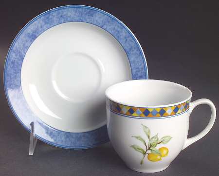 Carmina Cucina Flat Cup & Saucer Set