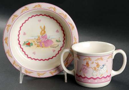 Bunnykins Sweethearts (2 Piece) Child's Set