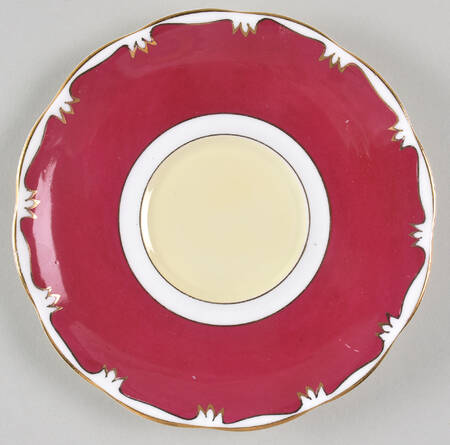 1969 Red Saucer for Cream Soup Bowl