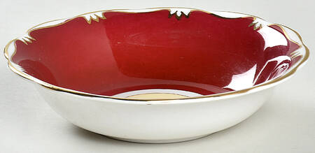 1969 Red Fruit/Dessert (Sauce) Bowl