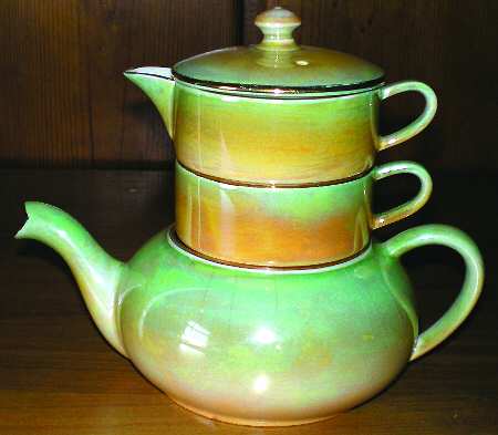 Lustreware Green Orange by Royal Winton
