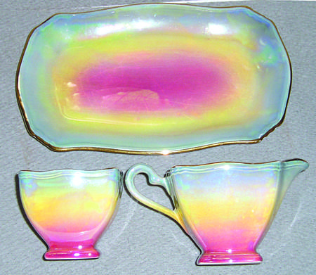 Lustreware Blue Yellow Pink by Royal Winton
