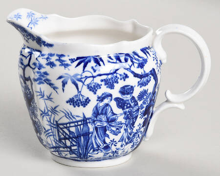 Blue Mikado (No Trim) Creamer