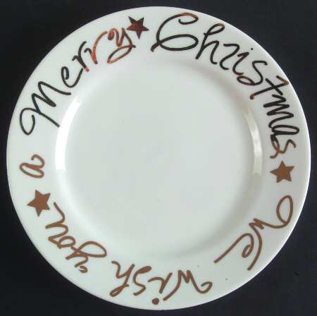Christmas Wish Salad Plate