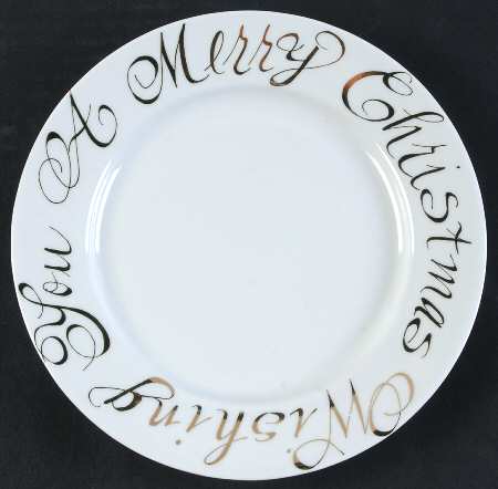 Christmas Wish Salad Plate