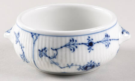 Blue Fluted Plain (Restaurantware) Open Sugar Bowl