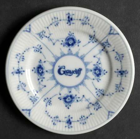 Blue Fluted Plain (Restaurantware) Bread & Butter Plate