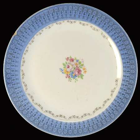 Bluetonia Luncheon Plate