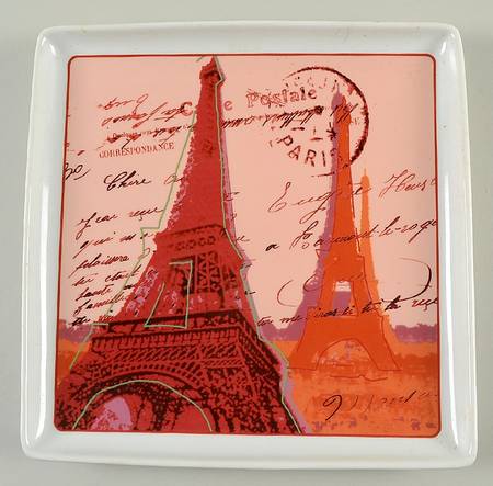 Around the World 11" Square Tray