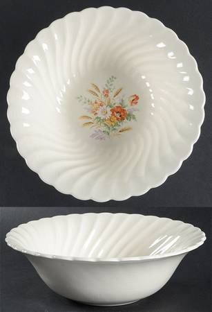 Wheat 9" Round Vegetable Bowl