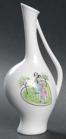 7500 6" Handled Vase