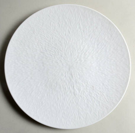 Mineral Sable White Coupe Dinner Plate by Raynaud