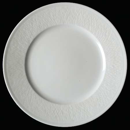 Mineral Sable White Luncheon Plate