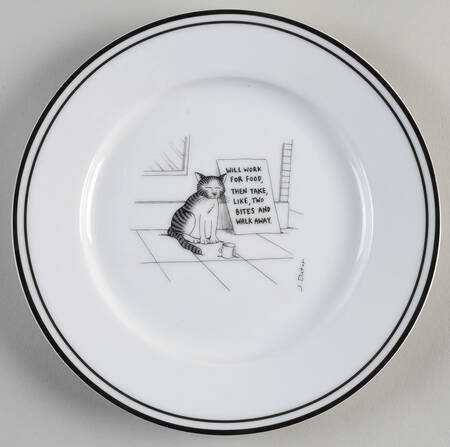 The New Yorker (Cheese Plates) Salad Plate