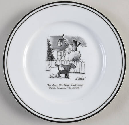 The New Yorker (Cheese Plates) Salad Plate