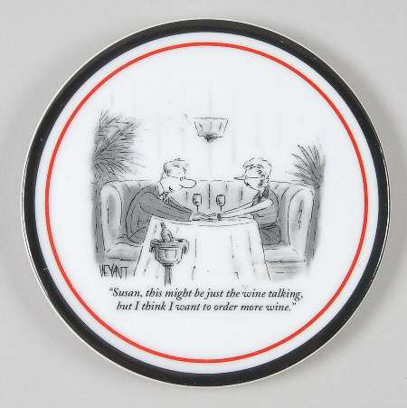The New Yorker (Cheese Plates) Coaster