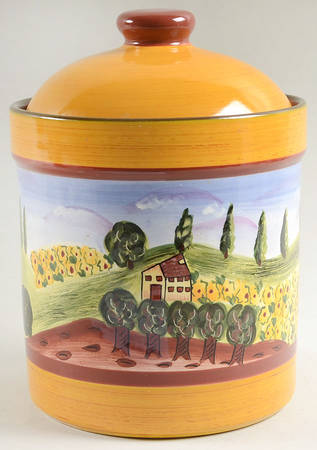 Douce Provence Countryside Medium Canister & Lid