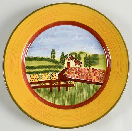 Douce Provence Countryside Salad/Dessert Plate