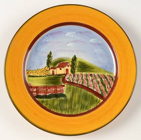Douce Provence Countryside Salad/Dessert Plate