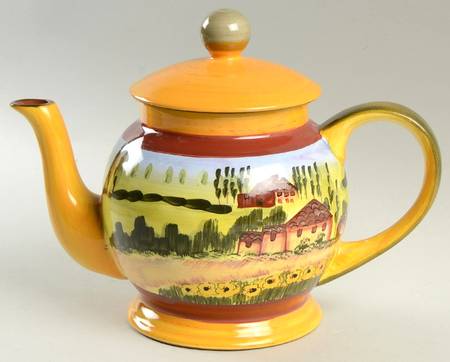 Douce Provence Countryside Teapot & Lid
