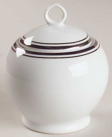 Royal Platinum Sugar Bowl & Lid