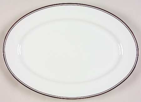 Royal Platinum 14" Oval Serving Platter