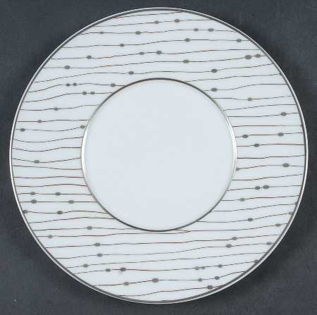 Pluies Platinum Salad Plate