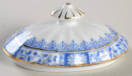 China Blau Lid for Sugar Bowl