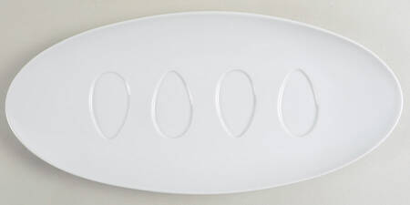 Point-Hommage 14" Oval Serving Platter by Raynaud