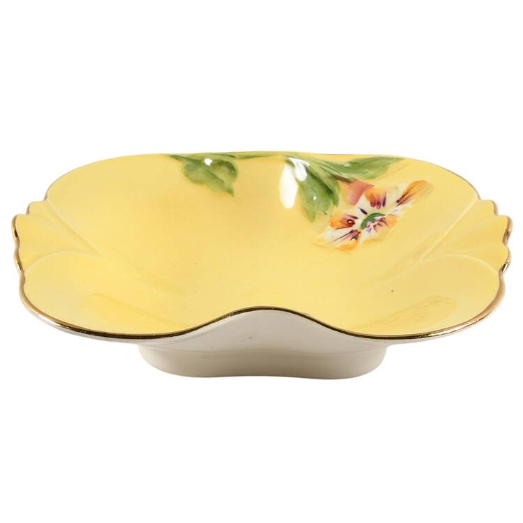 Petunia (Yellow) Small Ashtray by Royal Winton