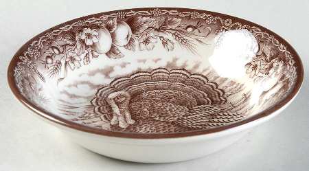 Turkey Brown Coupe Cereal Bowl