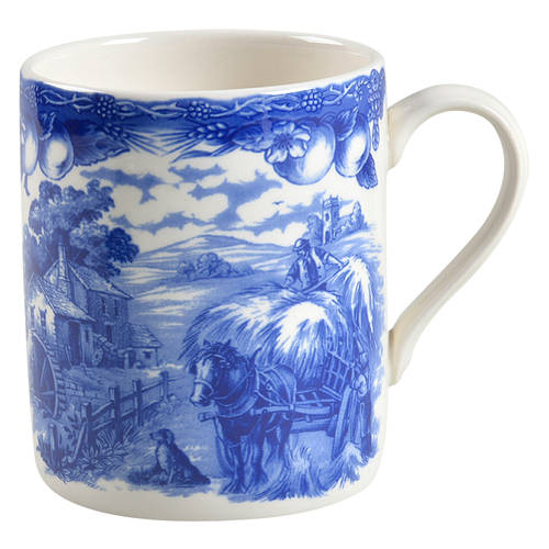 Hayride Blue Mug