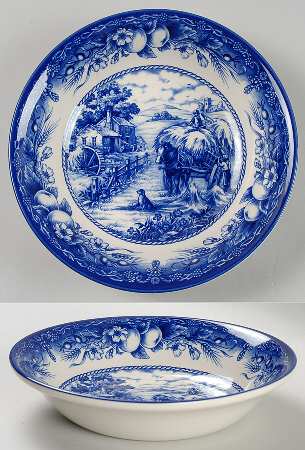 Hayride Blue Coupe Cereal Bowl