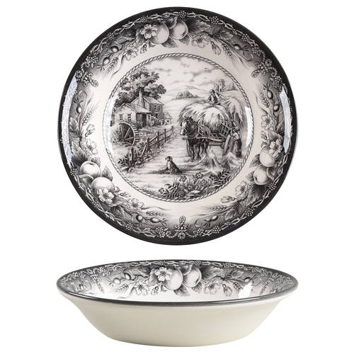 Hayride Black Coupe Cereal Bowl