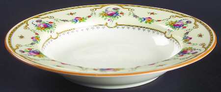 Sledmere (Cream Rim) Rim Soup Bowl