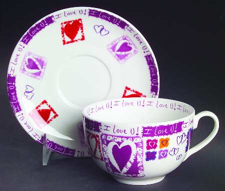 Vip Cup & Saucers Jumbo Cup & Saucer Set