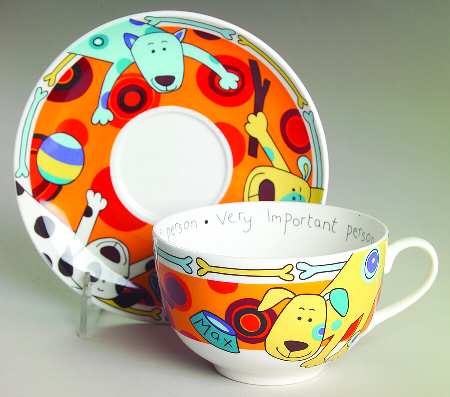 Vip Cup & Saucers Jumbo Cup & Saucer Set