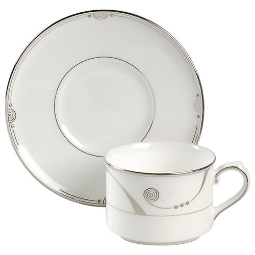Trendsetter Flat Cup & Saucer Set