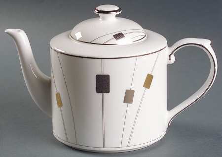 Abacus Teapot & Lid