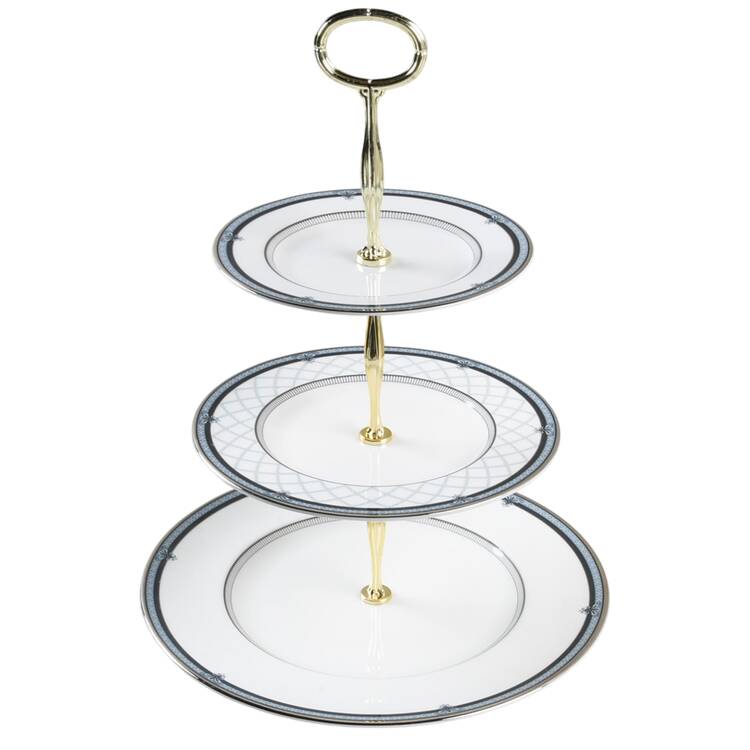 Countess 13 7/8"-14 1/4" 3-Tiered Serving Tray(DP,SP,BB) HC