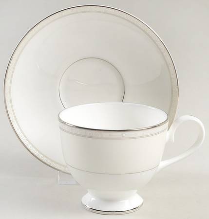 French Quarter Footed Cup & Saucer Set