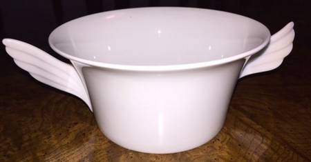 Ikarus White Flat Cream Soup Bowl