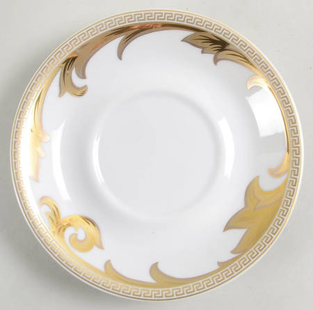Arabesque Gold Saucer for Cappuccino Cup