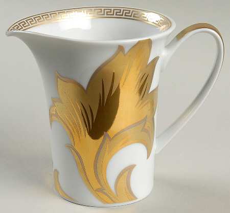 Arabesque Gold Creamer & Lid