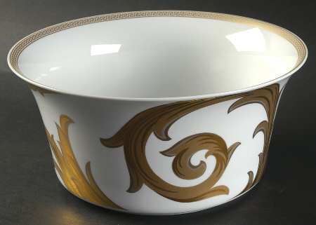Arabesque Gold Round Vegetable No Lid