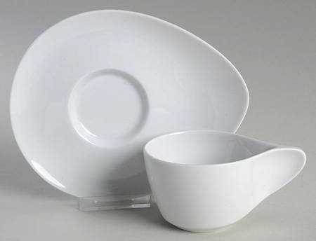 A la Carte Scoop Cappuccino Cup & Saucer Set